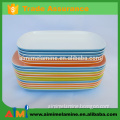 2015 newest custom colorful melamine plate for thanksgiving christmas festival